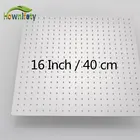 Насадка для душа, хромированнаячерная, 16 дюймов, из нержавеющей стали, для потолканастенного крепления аксессуары для ванной и душа