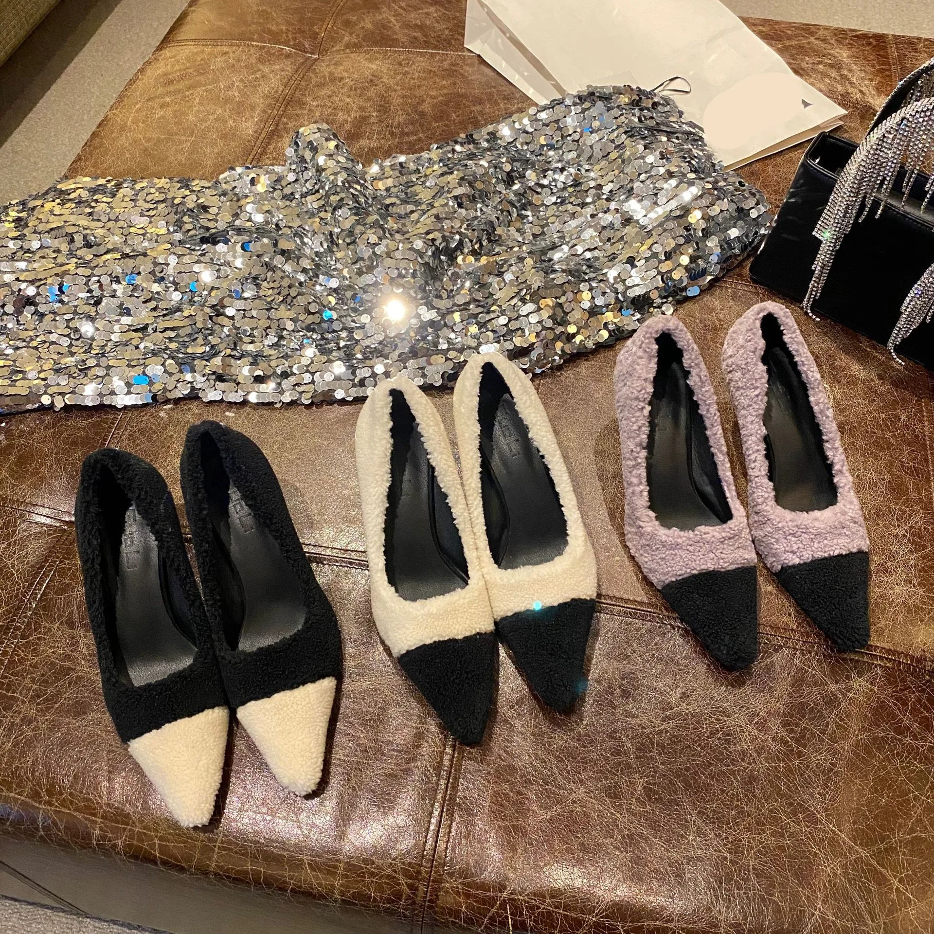 

Beige High Heels Women Shoes Orange Chunky Sandals Round Toe Work Dress Professional Lace-up Shallow Mouth Branded Pumps 2020