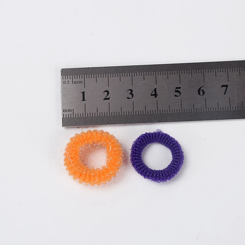 

80Pcs/lot 2cm mixcolor Child Rubber Bands Hair Accessories Wholesale New Fashion Candy Colors Hair Elastics For Girls Kids