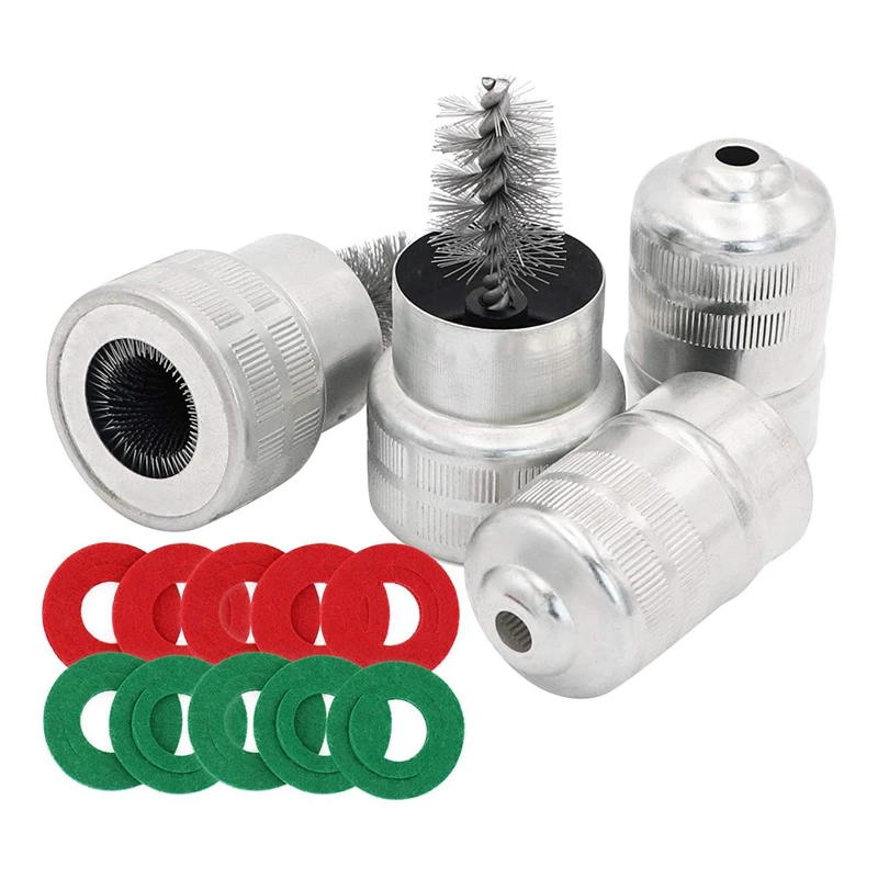 

10 шт. Батарея терминал и устойчивыми к коррозии шайбы протектор чистки волокна Brush-2Pcs для автомобиля морской лодки RV