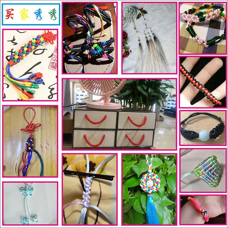 Бусины для изготовления ювелирных изделий черный вощеный шнур нить веревка 0 5 8 1 2