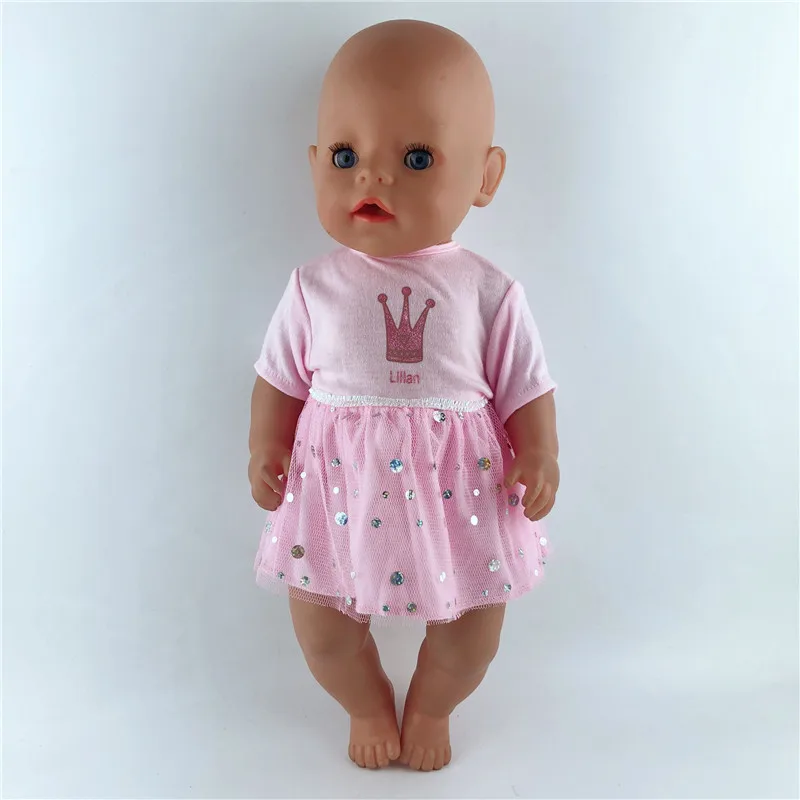 20 шт./компл. модная одежда костюм для 43 см кукла новорожденных 17 дюймов детская