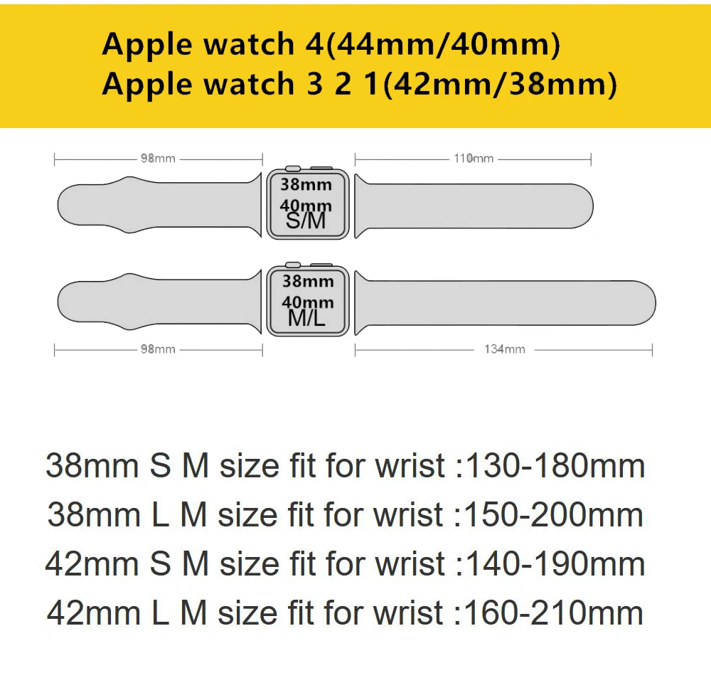 Мягкий силиконовый сменный спортивный ремешок для 38 мм Apple Watch Series1 2 3 4 5 42 мм наручный браслет ремешок для iWatch Sports Edition