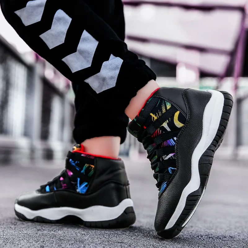 Летняя Баскетбольная обувь для мальчиков 2020 новая детская мода прекрасный