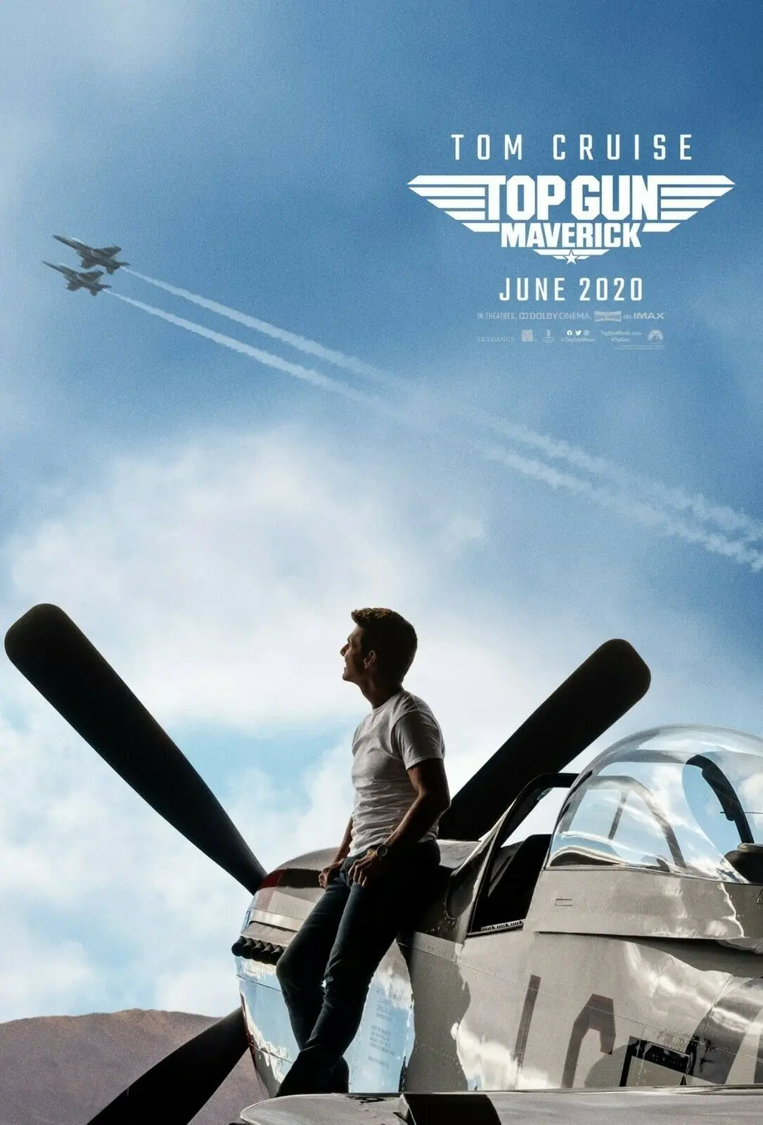 Top Gun Movie Tom Cruise Art Silk Poster Print 24x36inch