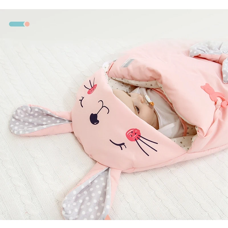 

Baby Sleeping Bag Anti-Startle Swaddle Wrap Thicker Cotton Envelope