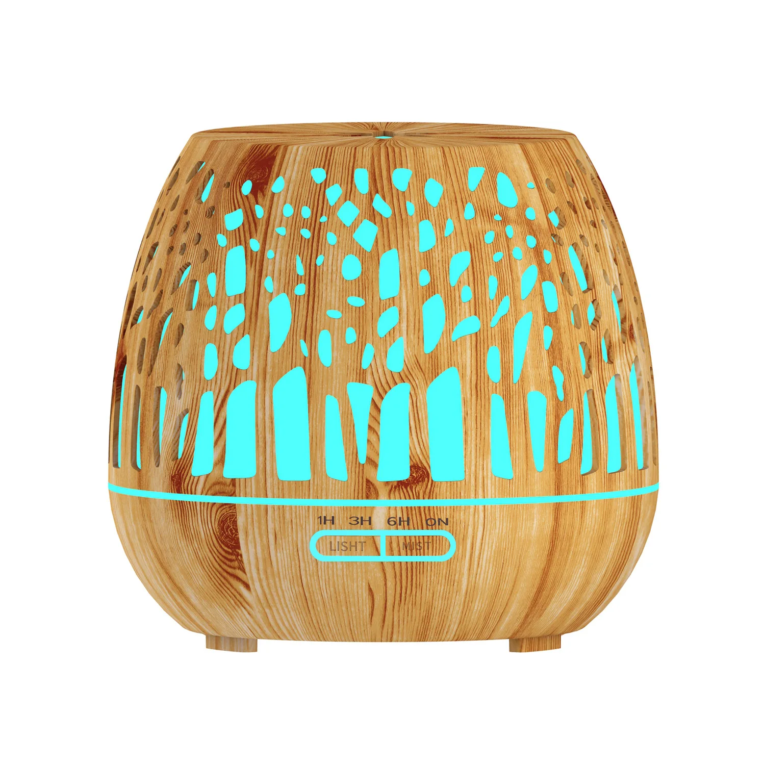 

400ml Wood Grain Woods Aromatherapy Machine Hollow Humidifier Diffuser Aroma Diffuser Aromatherapy Machine