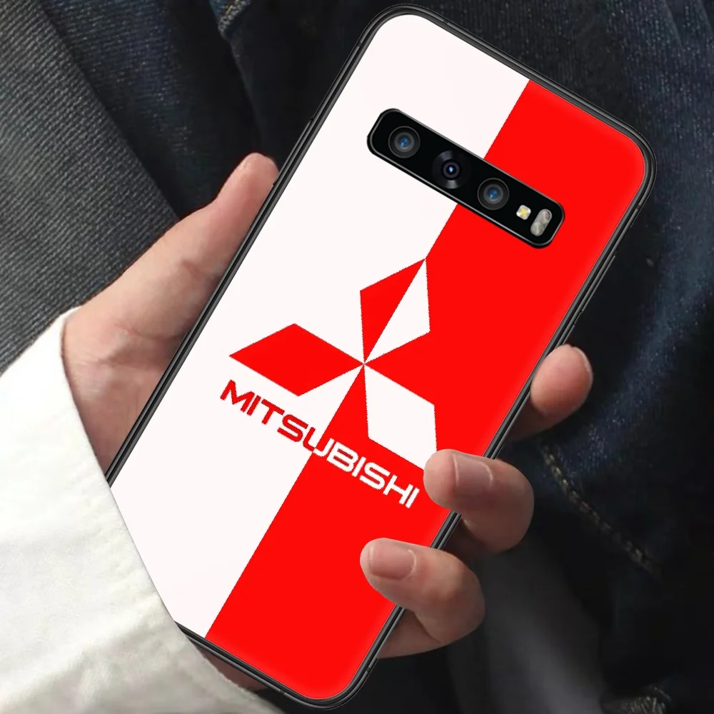 

Mitsubishi Japan Car Phone Case for Samsung Galaxy Note S 6 7 8 9 10 E 20 Ultra Edge Plus black Hoesjes Trend Coque Painting