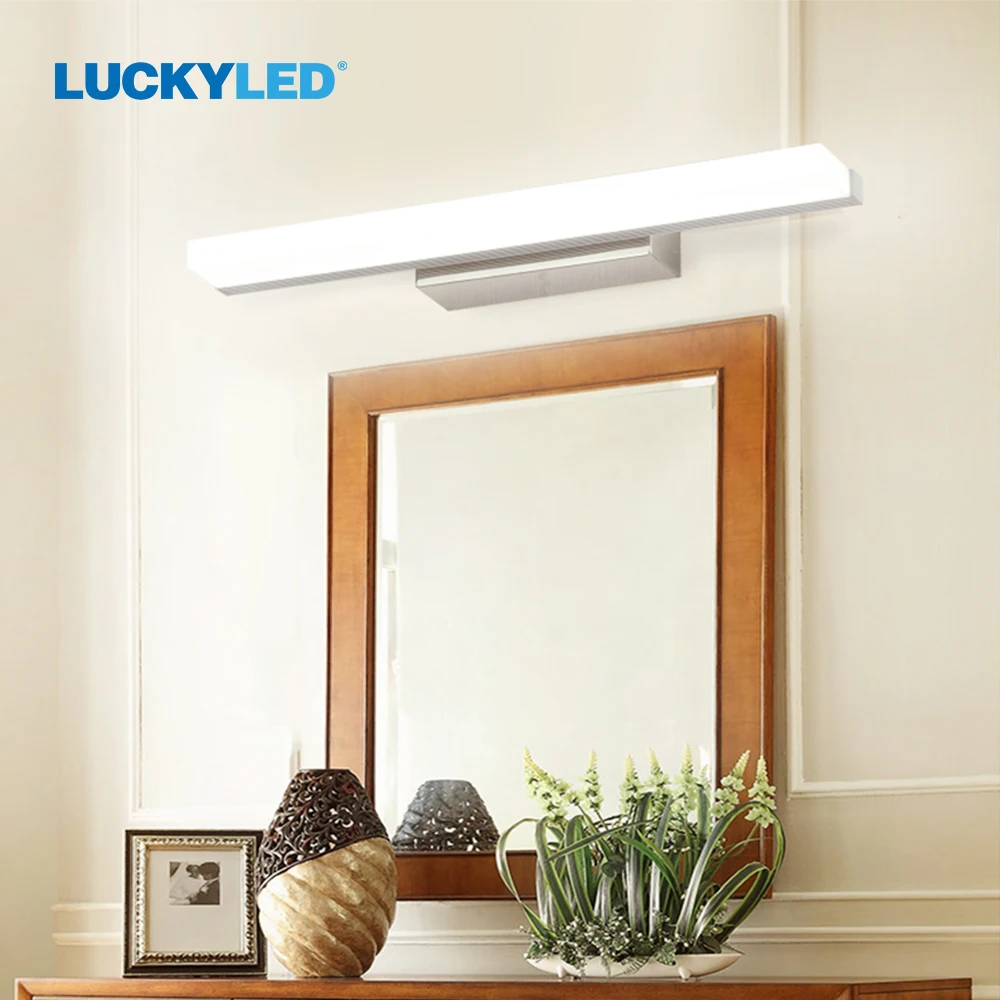 

LUCKYLED Led Wall Light Indoor Bathroom Light Mirror Vanity Light 8W 12W AC85-265V Wall Lamp Sconce Wall Mount Light for Home .