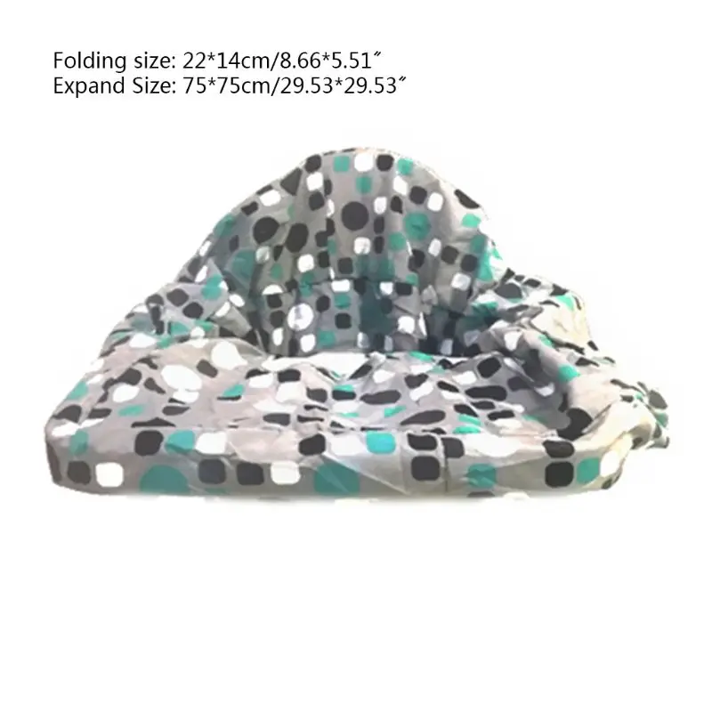 

28EC Child Shopping Cart Baby Seat Cover Dining High Chair Protective Pad Soft Mat