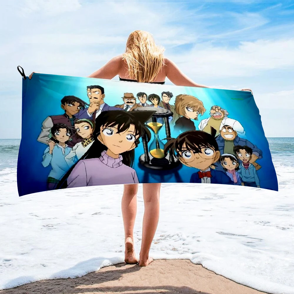 Банное полотенце в стиле аниме для обнаружения пляжное женская шелковая длинная