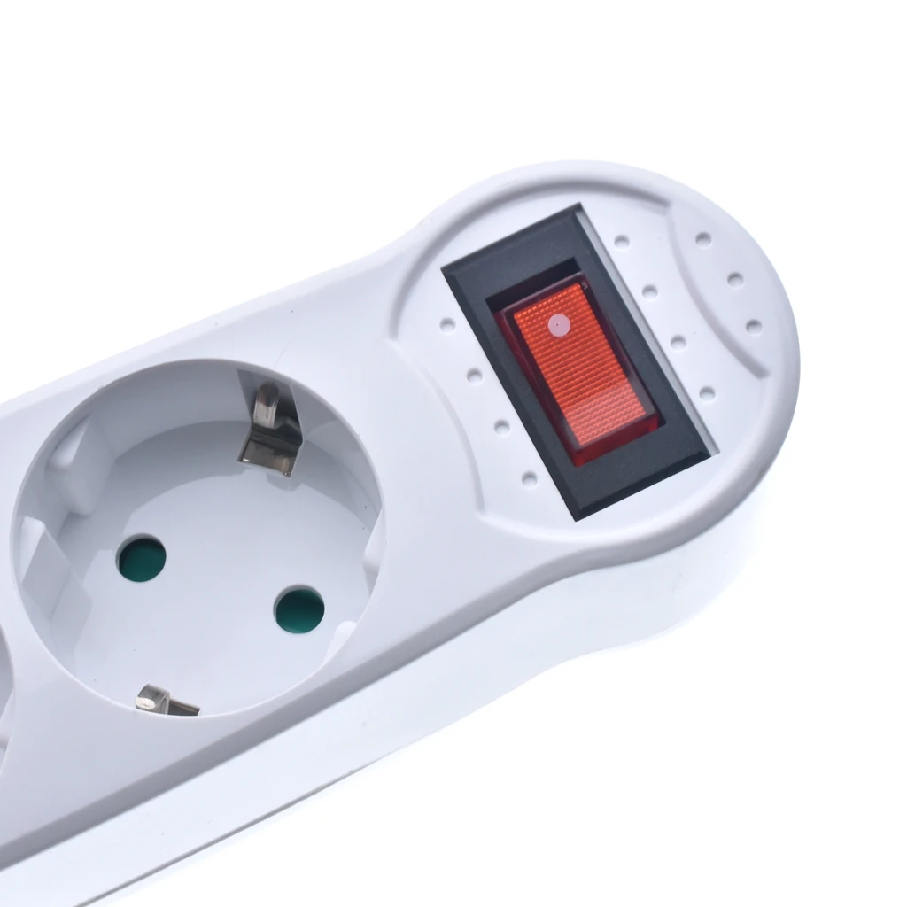 Медь 250 В 16А Европейский адаптер розетка портативный 3 выход расширение ЕС