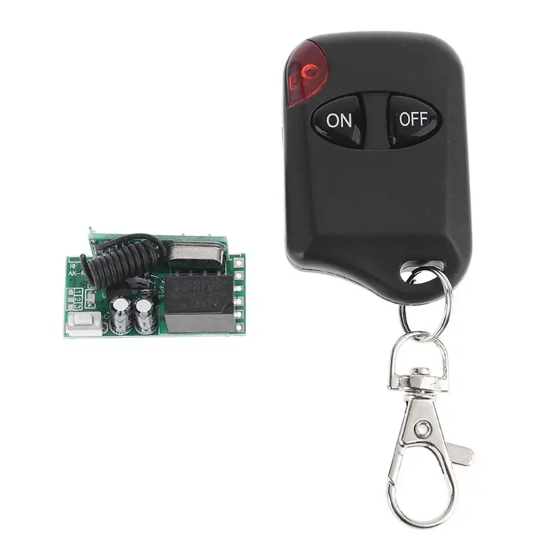 DC12V Single Light Switch Receiver Module 2 Channel Remote Control with Keychain | Электроника