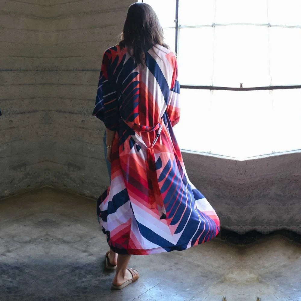Хлопковое пляжное платье с геометрическим принтом саронги накидка купальник