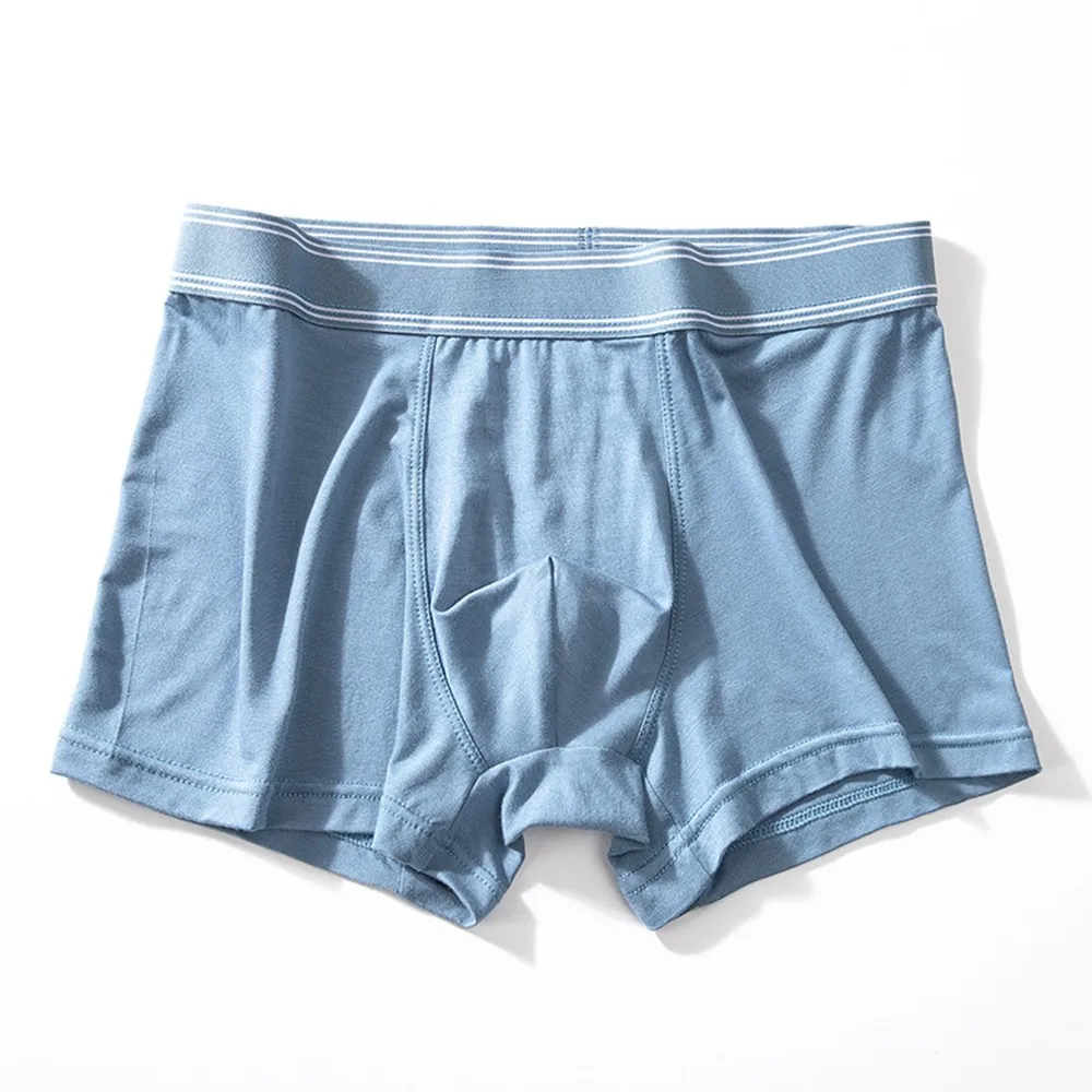 

Men Cotton Boxer Man Pack Shorts Modal Boxers Men's Ice Silk Seamless Panties Male Bulge Pouch Underpants Underwear Slip Homme