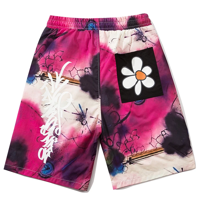 Шорты мужские с принтом граффити уличная одежда в стиле хип-хоп Джоггеры