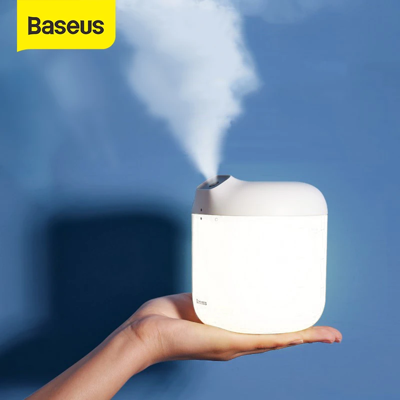 

Baseus Humidifier Air Humidifier Purifying For Home Office Large Capacity Humidificador With LED Lamp Fogger Mist Maker