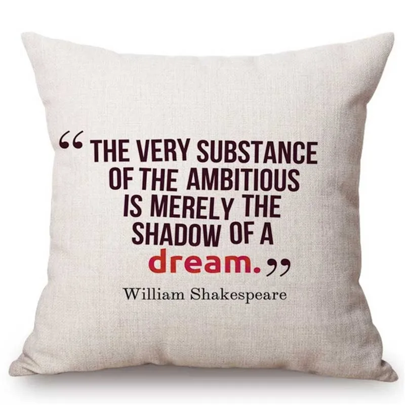 Чехол наволочка с надписью Литература 45x45 см|Наволочки| |