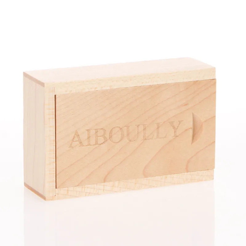 

Can Be Customized LOGO Laser Engraving Wood USB + Box 4GB 8GB 16GB 32GB 64GB 128GB Flash Memory Pendrive Notebook Wedding Gifts