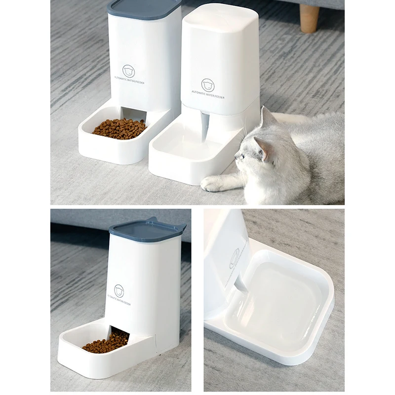 

Автоматическая кормушка для домашних животных, устройство для подачи воды для маленьких кошек, средних собак, миска для кошек, миска для дом...