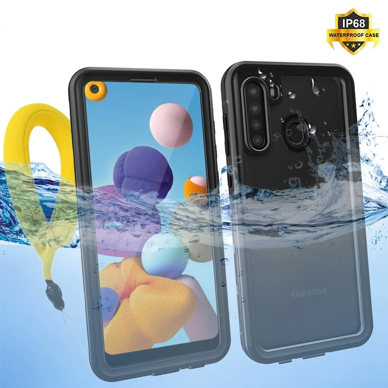 

IP68 Shockproof Underwater Case For Samsung Galaxy A51 A21 A11 A32 A42 A52 A72 S20 S21 S10 Plus Note20 Ultra Waterproof Cover