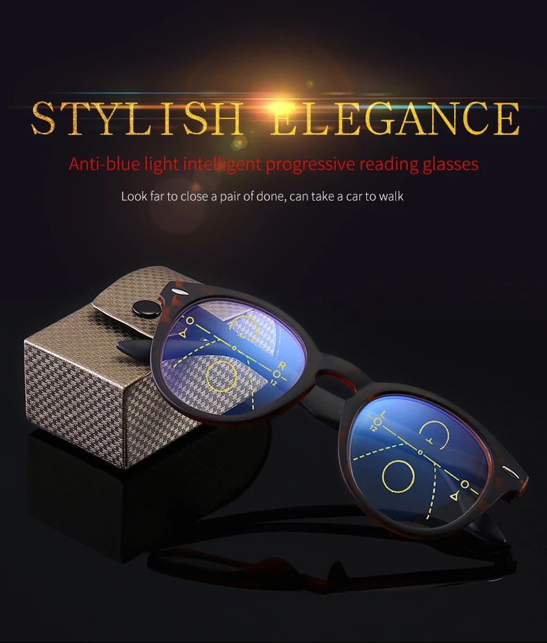 KINZUO очки для чтения с несколькими фокусами пожилых людей специальная защита глаз