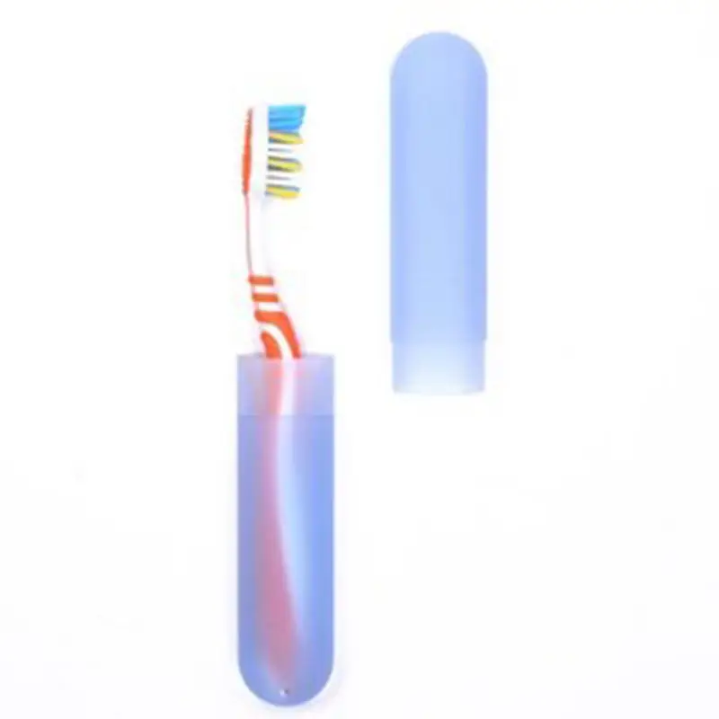 

1PCS Travel Toothbrush Holder Outdoor Hiking Camping Toothrush Case Bathroom Accessories Random Color