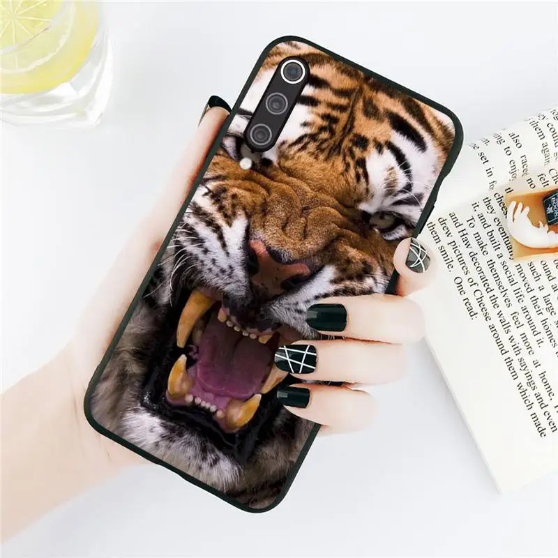 

King of the forest horror animal tiger Phone Case For Xiaomi Redmi note 7 8 9 t k30 max3 9 s 10 pro lite funda coque