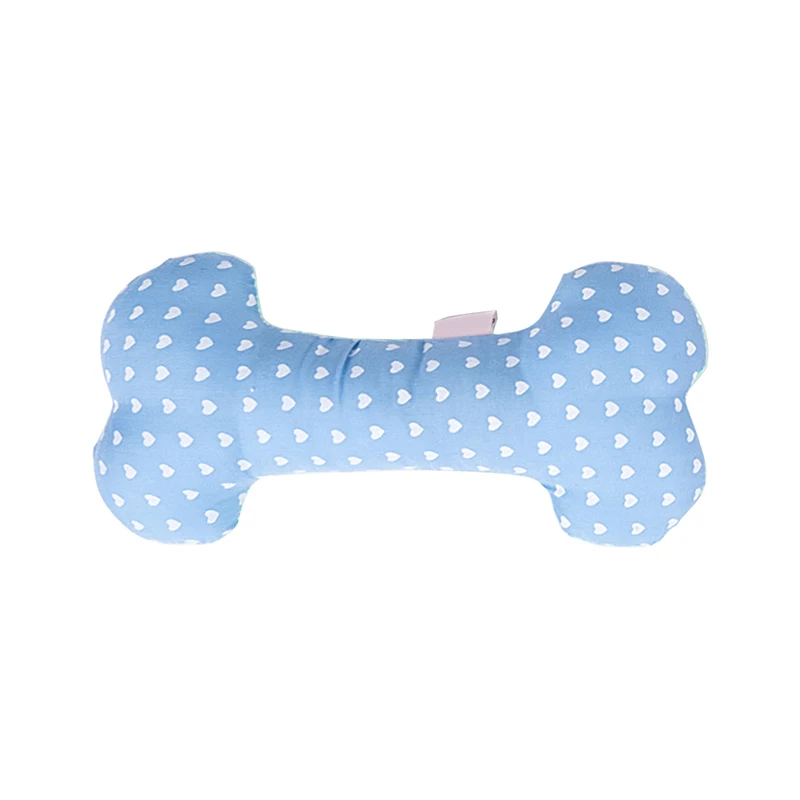 

1Pcs Pet Sound Toy Soft Cotton Interactive Cotton Dog Bone Shape Toy Puppy Teething Toy For Indoor Cat Favors Dog Supplies
