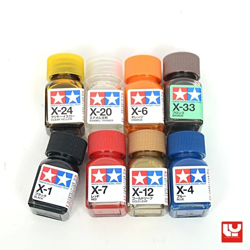 Эмалевая краска Tamiya 10 мл разные цвета X1-X24 для модели гундама аэрозольная сделай