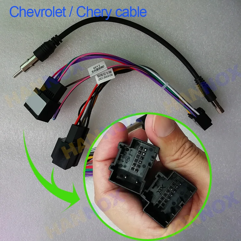 

HANNOX Android автомобильный мультимедийный плеер с кабельным адаптером для Chevrolet Chery серии Aveo Lova Captiva Epica Cruze Sail Spark S10