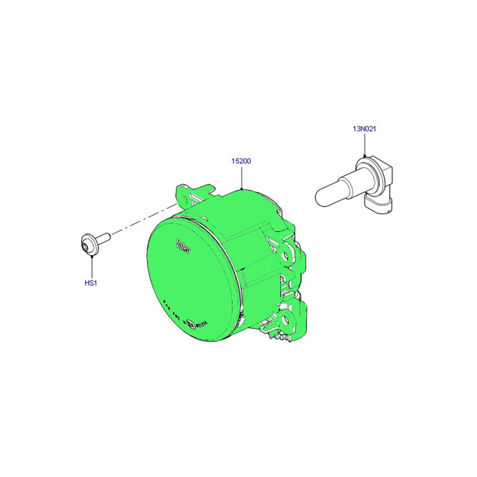Автомобильная противотуманная фара LR001587 2 шт. для Land Range Rover Freelander Discovery 4 / Sport 2010-2013