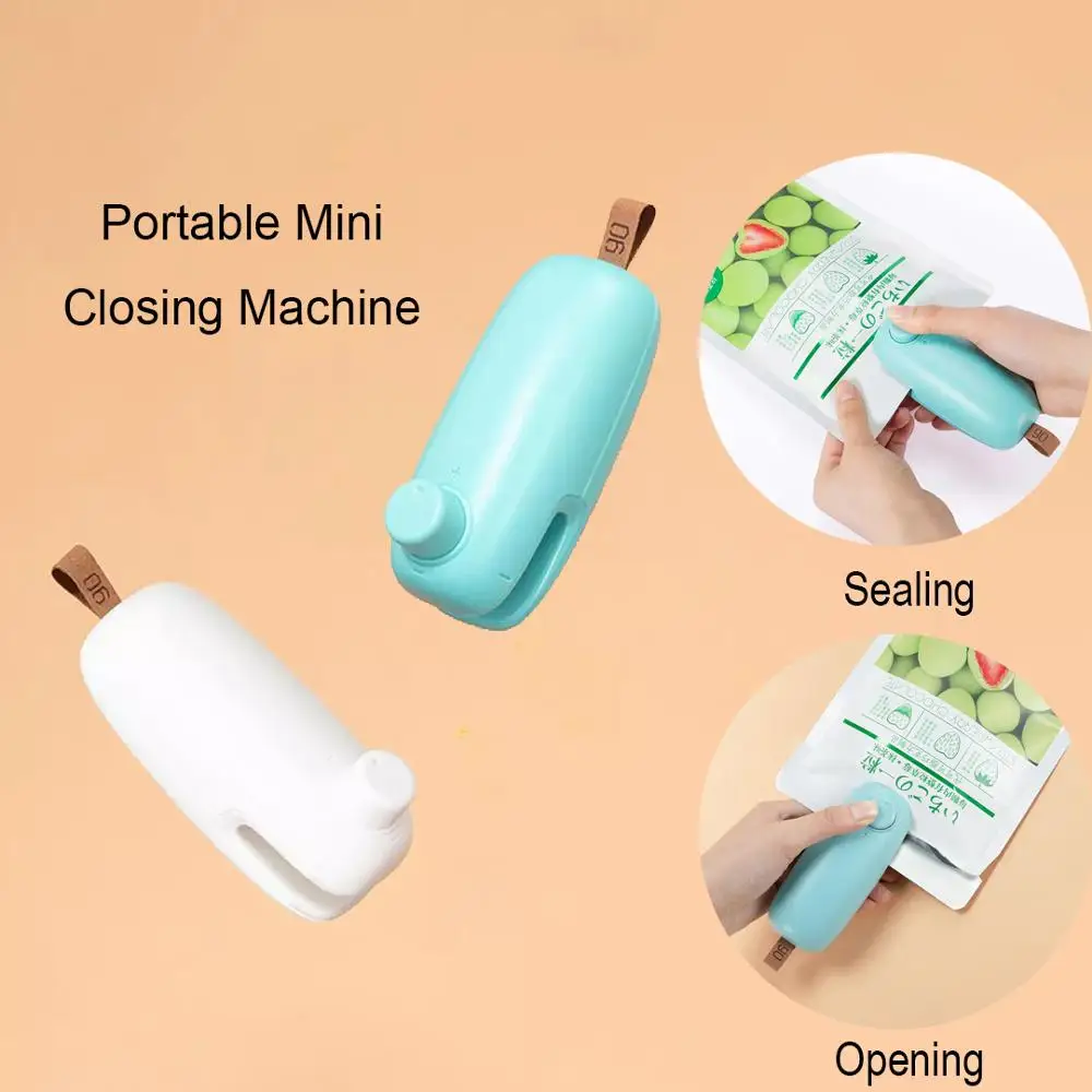 

Food Sealer Portable Mini Sealing Machine Moisture-proof Anti-scald Sealer Plastic Bags Sealing Tools