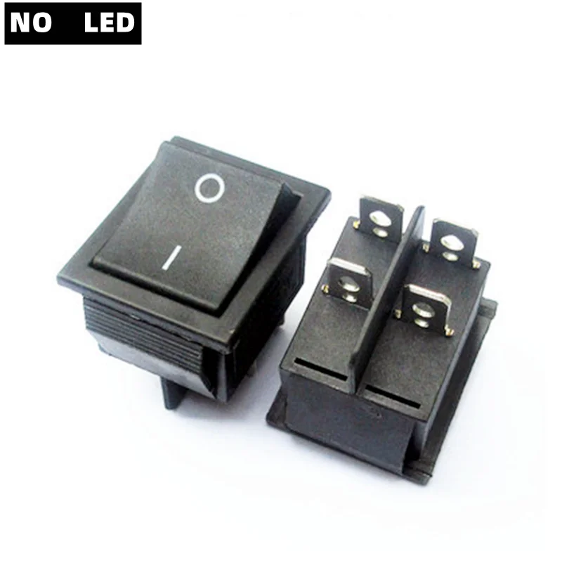 Кулисный Переключатель KCD4 2 положения 4 контакта/6 контактов электрическое