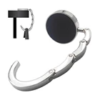 Вешалка для сумок, портативная, креативная, складная, кольцо для ключей из сплава