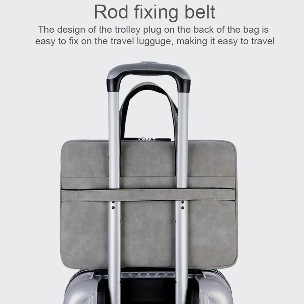 

Laptop Bag 13 14 15 15.6 inch Handbag Women Notebook Bag For Macbook Pro Air 13 Case Xiaomi Asus PU Leather Luxury Computer Bag