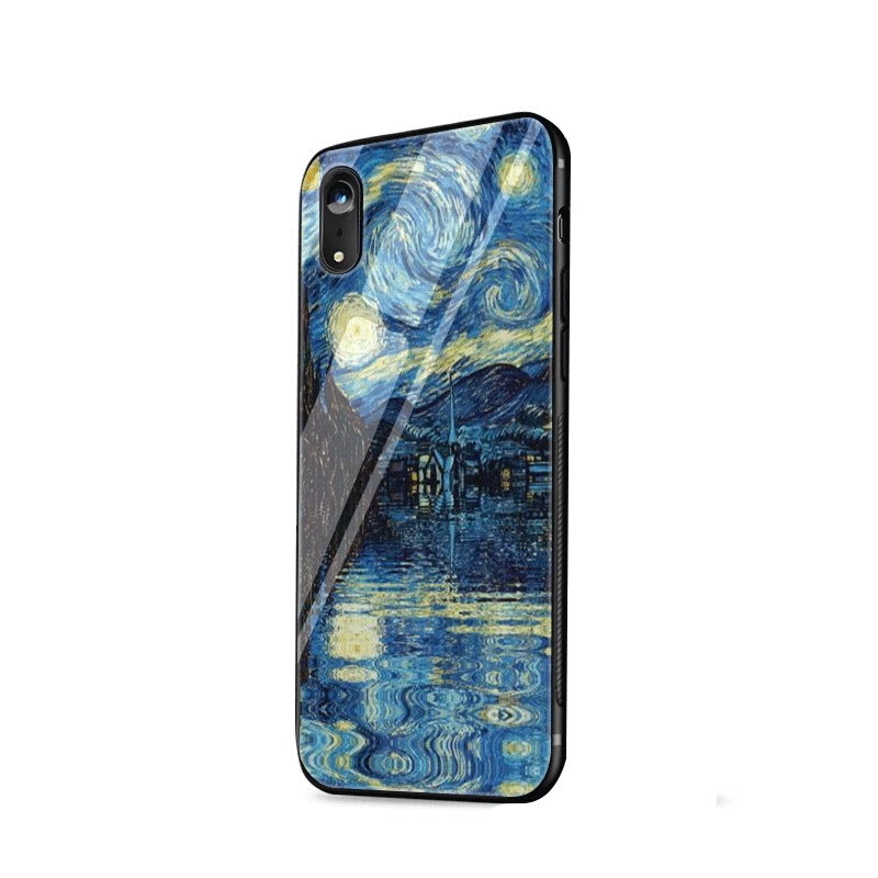 Стеклянный чехол для телефона из ТПУ стекла Apple iPhone 5 5S SE 6 6S 7 8 Plus XR X XS максимальный