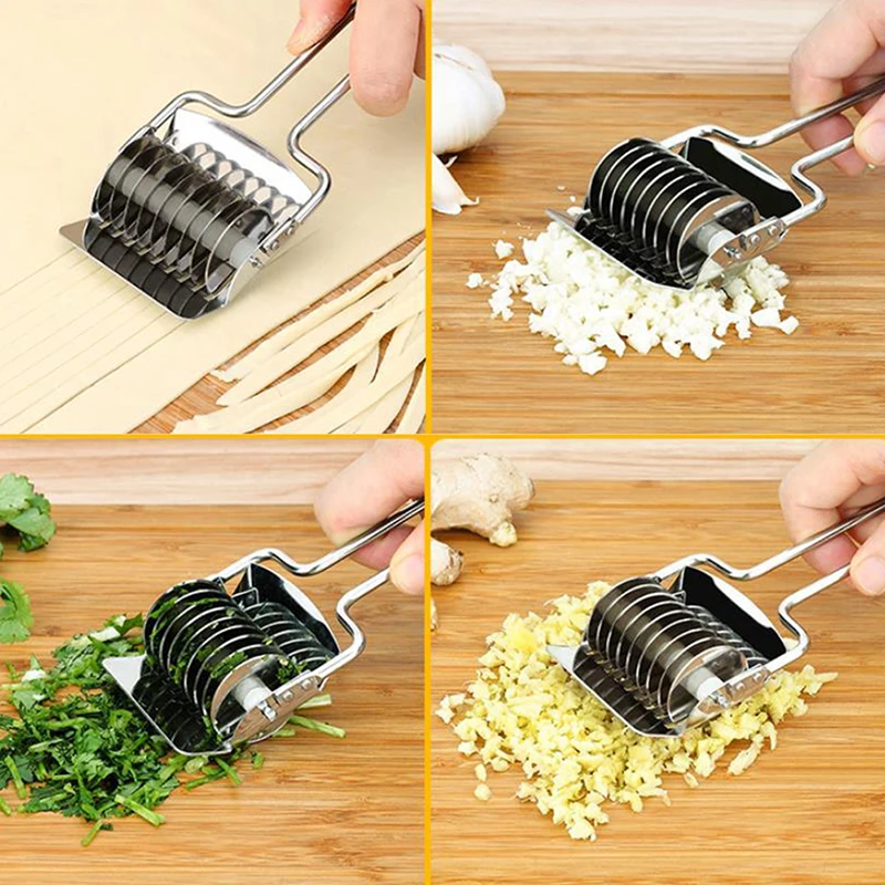 

1Pcs 16.8*7.4cm Kitchen Accessories Gadgets Stainless Steel Onion Chopper Slicer Garlic Coriander Cutter Cooking Tools