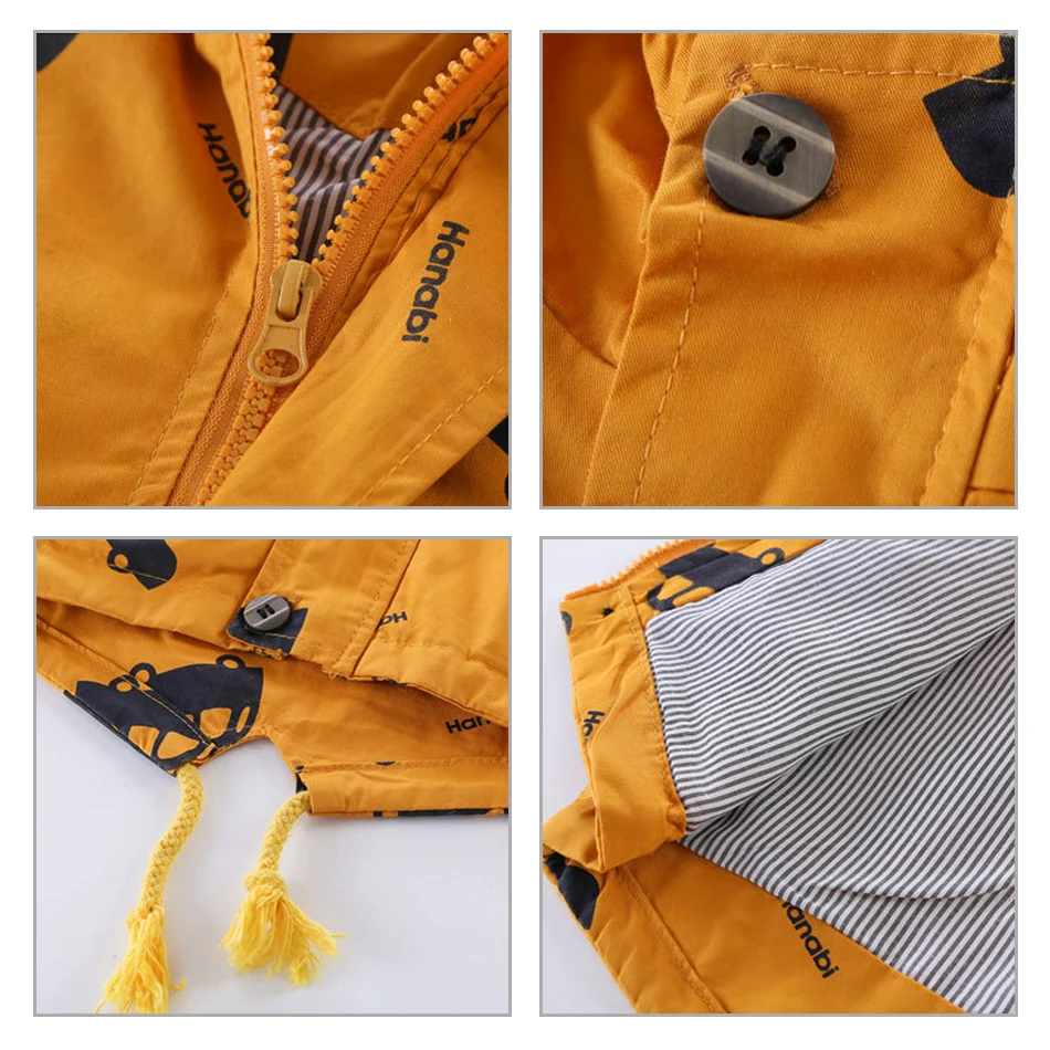 2020 Winter Warm Outerwear jacket For Kids  New Boys Girls Plus Velvet Hooded Warm Outerwear Windbreaker Jacket Baby Kids Coats images - 6