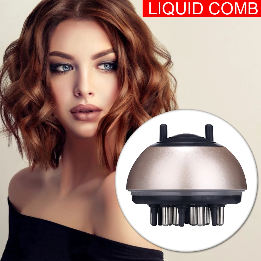 

Portable Scalp Applicator Anti Off Regrowth Essential Oil Liquid Guiding Comb Regrowth Liquid Serum Oil Brush for Prevent