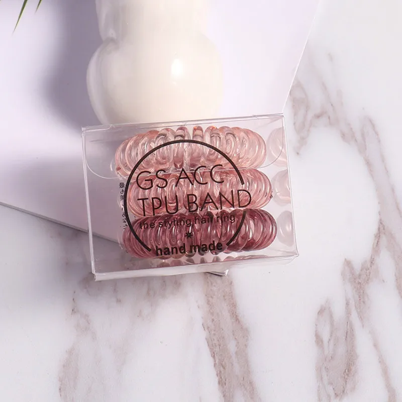 Повязка для волос эластичная в форме спирали 3 шт./упак. |