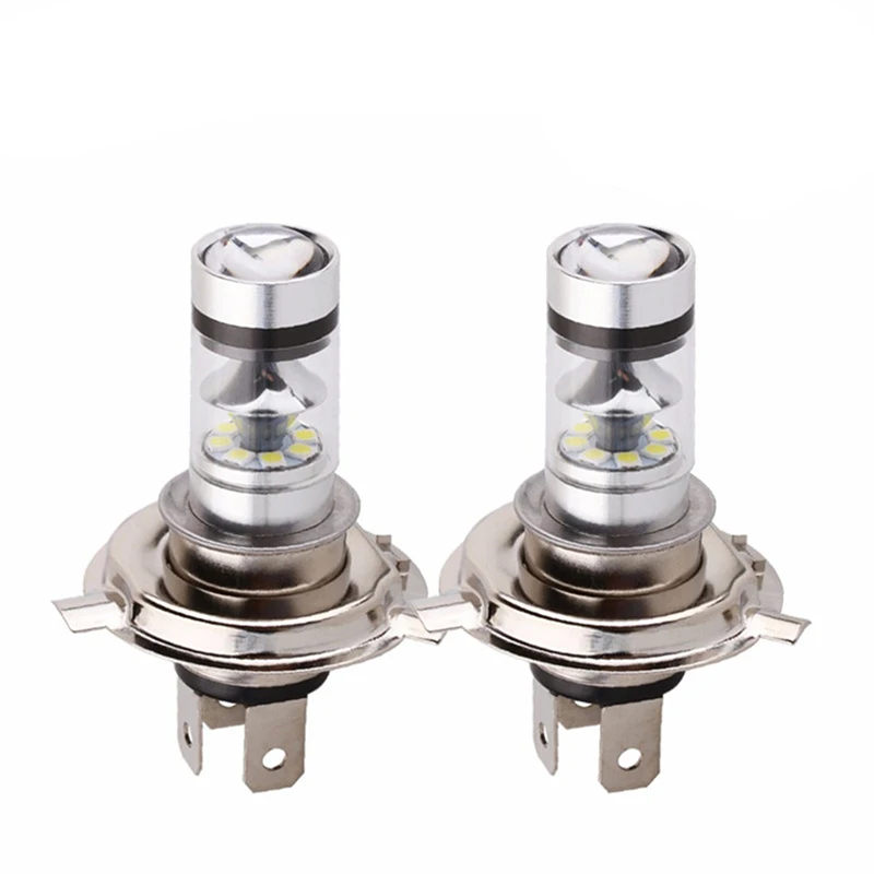 2PCS H4 LED Bulb White Car Motorcycle Headlight High Power 8000K Fog Light Driving 1800LM For Truck | Автомобили и мотоциклы