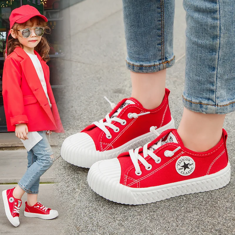 Детская парусиновая туфля Детские парусиновые кроссовки для мальчиков и девочек