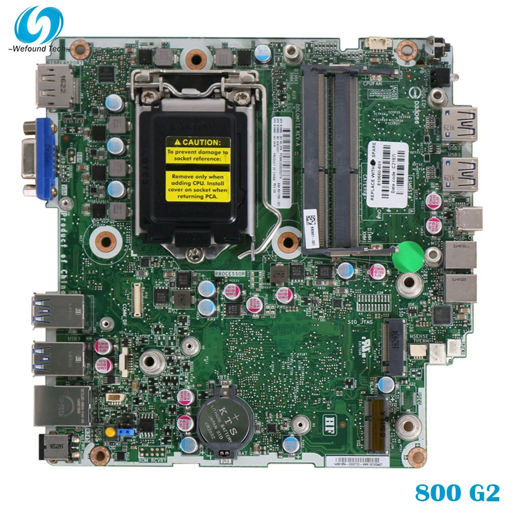 

100% Working For HP EliteDesk 800 G2 DM Motherboard 810660-001 801739-001 LGA1151 System Board Fully Tested