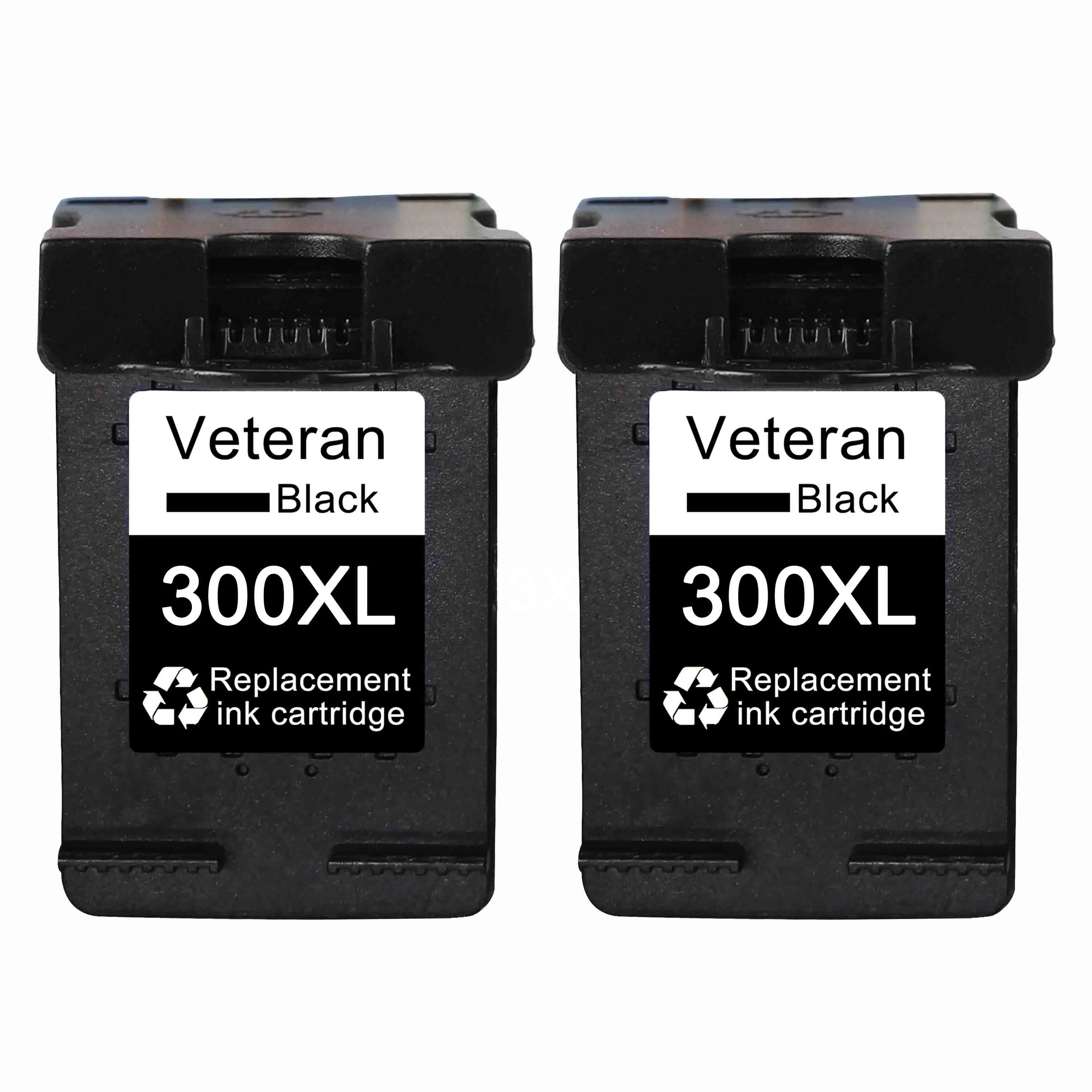 2x 300XL BK Ветеран 300XL картридж для hp 300 XL hp 300 чернильный картридж для hp Deskjet D1660 D2500 D2560 D2660 D5560 F2420 F2480 F2492 принтер - Цвет: 2x 300XL BK