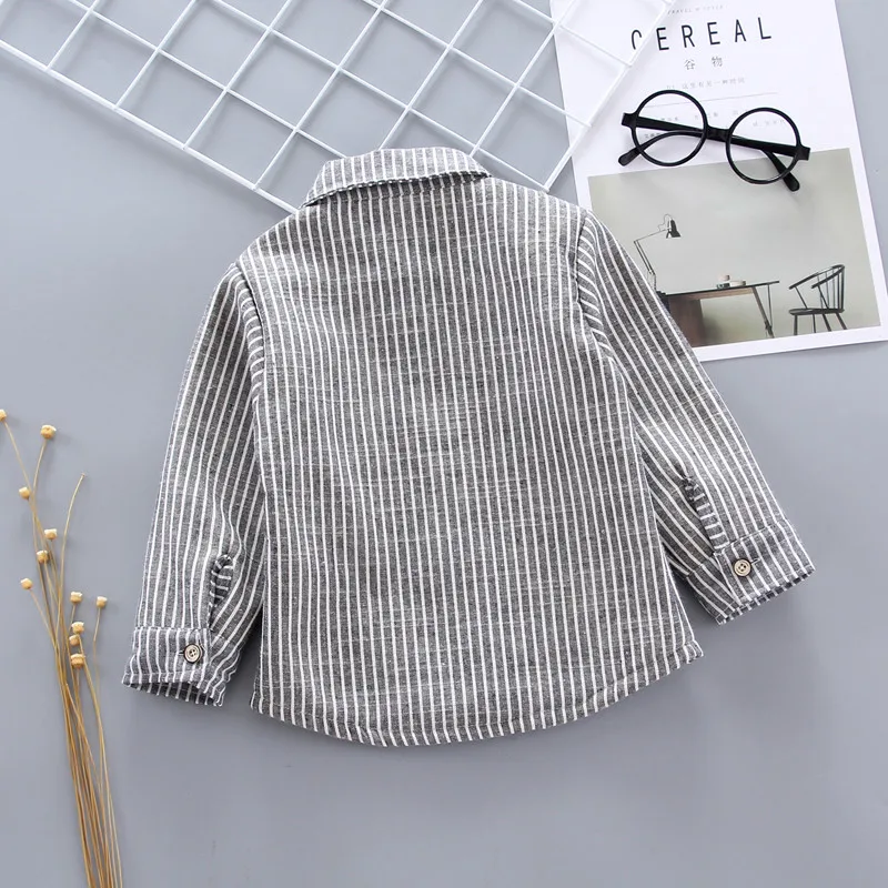 Теплые плотные детские рубашки осенне зимняя клетчатая рубашка с мехом внутри От