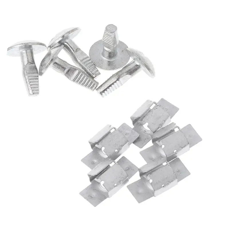 5 пар крепежных зажимов двигателя под крышкой Монтажный болт для Peugeot 206 207 406 407 806