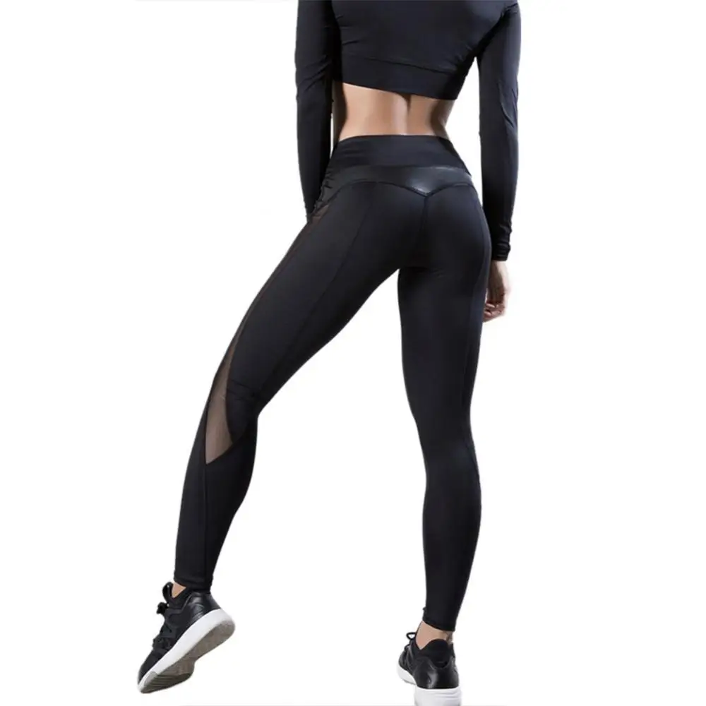 

Women Elastic High Waist Fitness Gym Workout Leggings Yoga Skinny Tights Pants