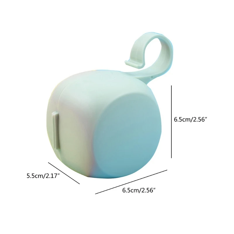 

Portable Pacifier Box Soother Container Plastic Holder Travel Dust Cover Teether Storage Case