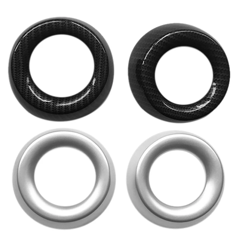 

ABS Dashboard Side Air Outlets Vent Trim for Nissan Kicks 2017-2020 Interior Mouldings Stickers